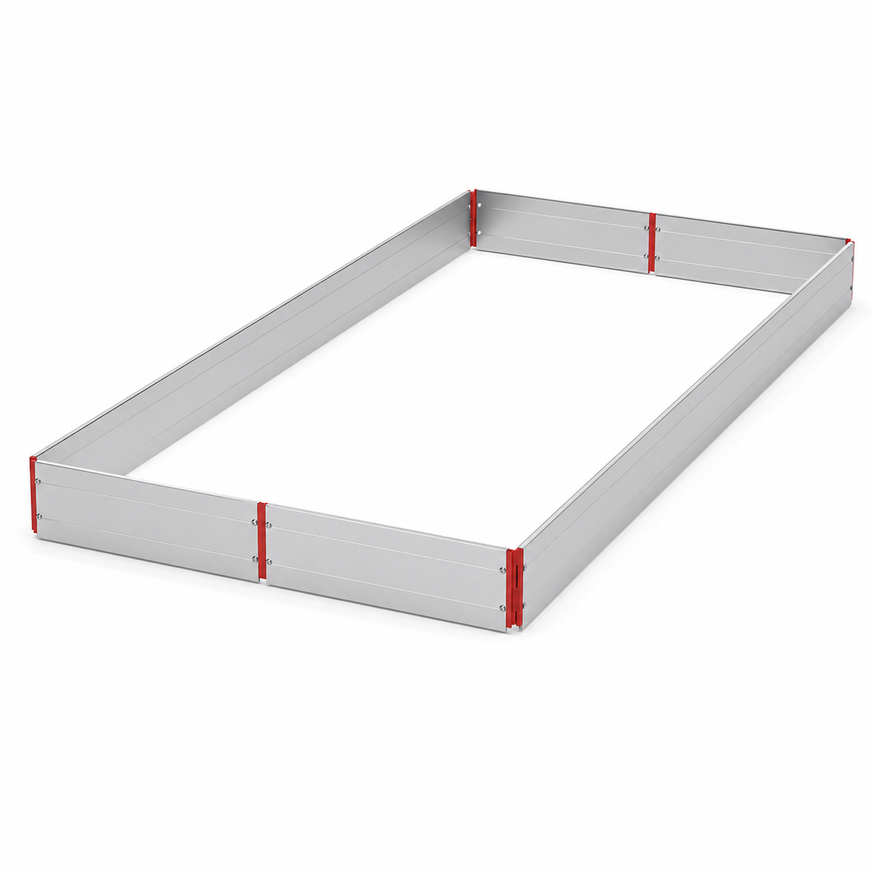 Double Width Aluminium Folding Toe Board 2.5m